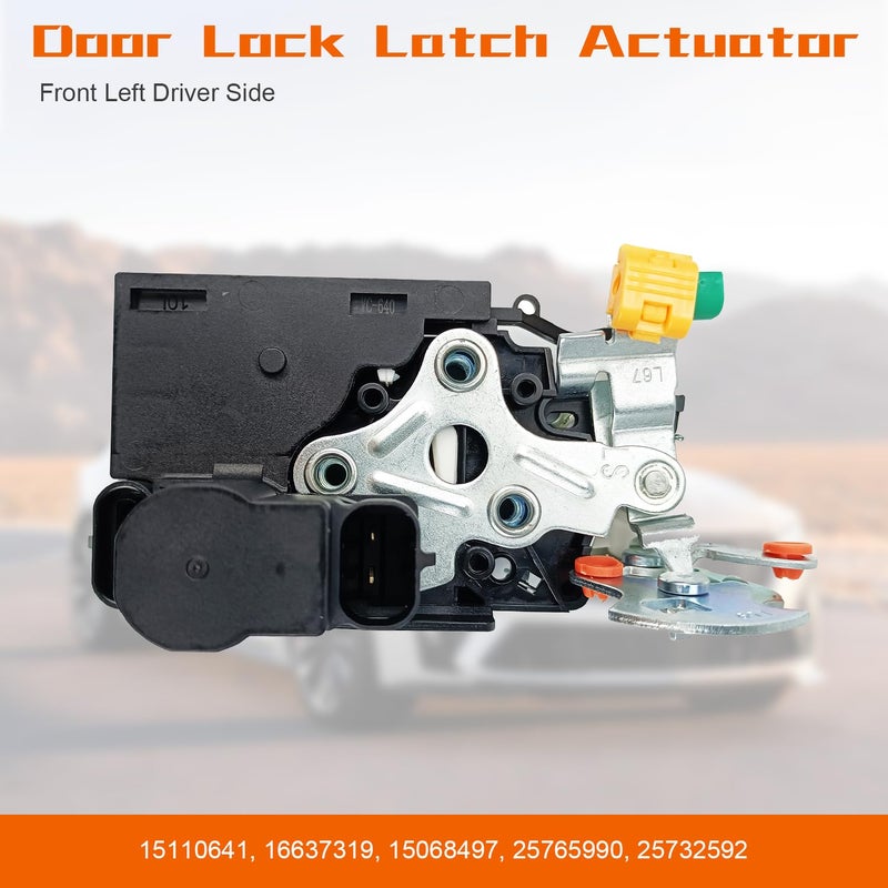WayJun 15110641 Door Lock Actuator Front Left Driver Compatible with 1999-2007 Silverado, 1999-2007 Sierra - Image 5